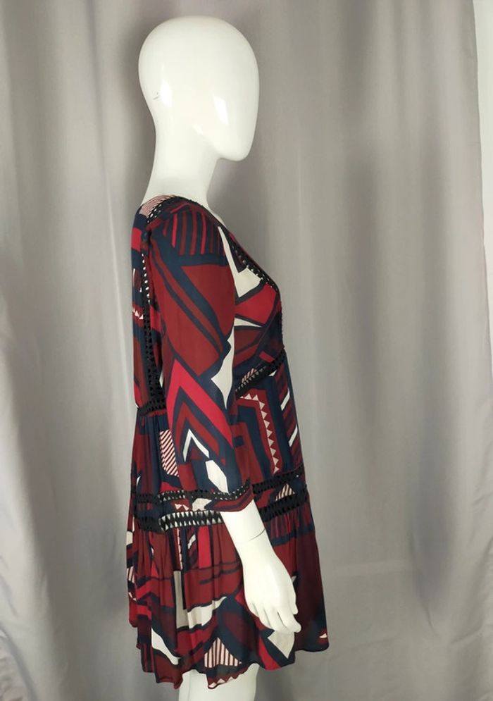 Robe Ba&sh géométrique fluide – Taille 1 - photo numéro 4