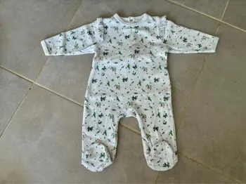 Pyjama velours mots d’enfants 3 mois