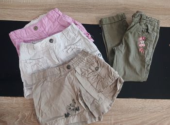 Lot 3 shorts + 1 jean fille 3 ans