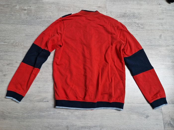 Gilet zippé Sergent Major rouge 11 ans - photo numéro 2