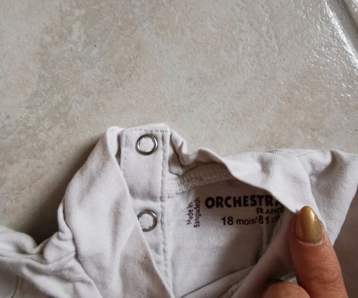 T-shirt Sous-pull à manches longues bébé garçon 18 mois - photo numéro 3