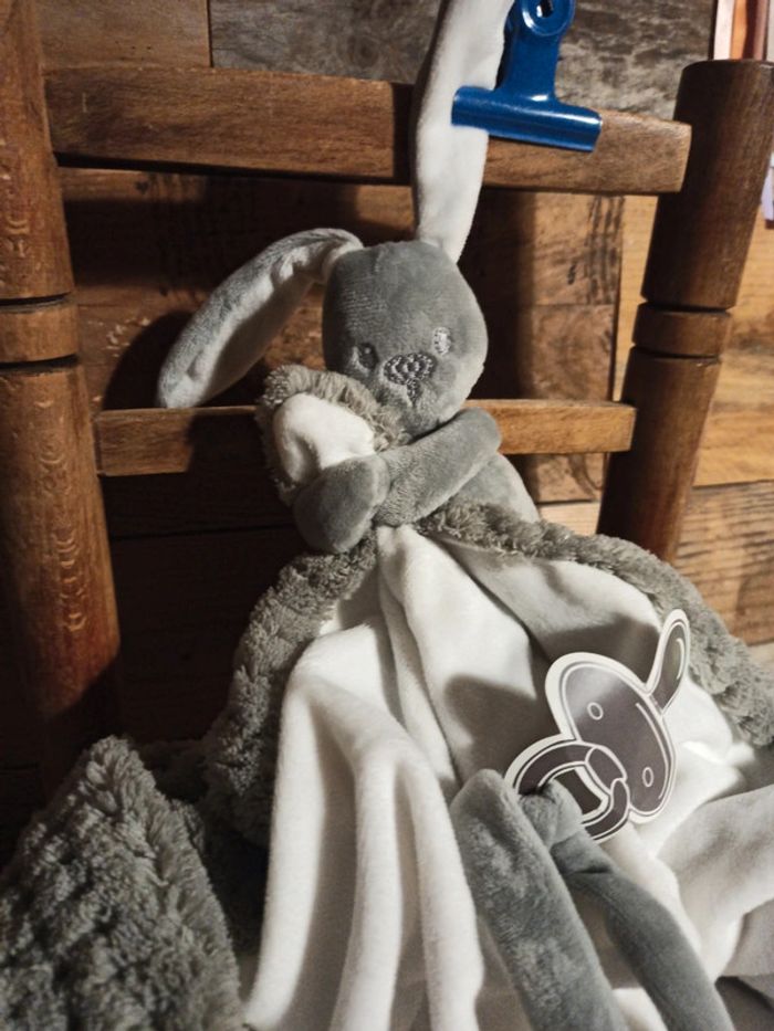 Doudou Nattou lapin couverture neuf - photo numéro 4