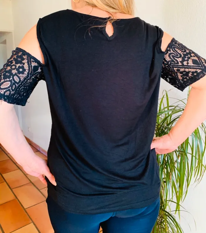 Blouse à dentelle Breal - photo numéro 4