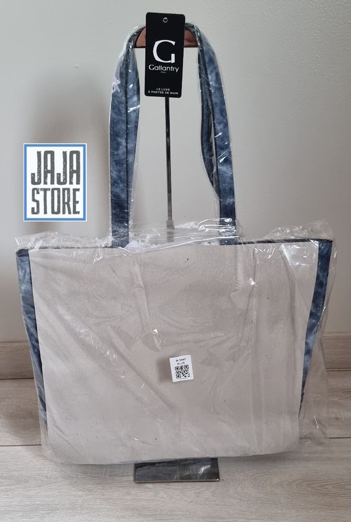 Gallantry Paris : Sac à Main effet Denim Bleu - photo numéro 9