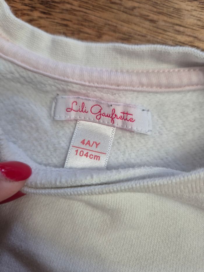 Pull court style croc top Lili Gaufrette 4 ans - photo numéro 3