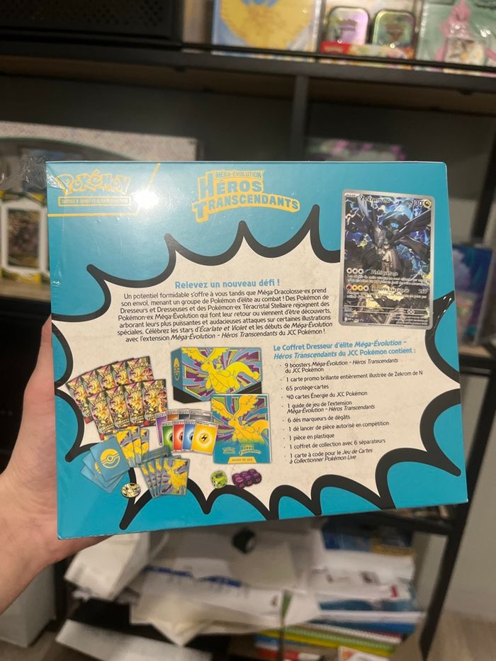 ETB coffret dresseur d’élite mega évolution 2.5 héros transcendants scellé en français - photo numéro 2