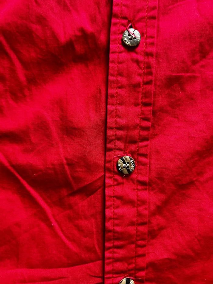 Chemise CTOS Nouvelle Calédonie Arii/ M/ Rouge / Excellent état - photo numéro 6