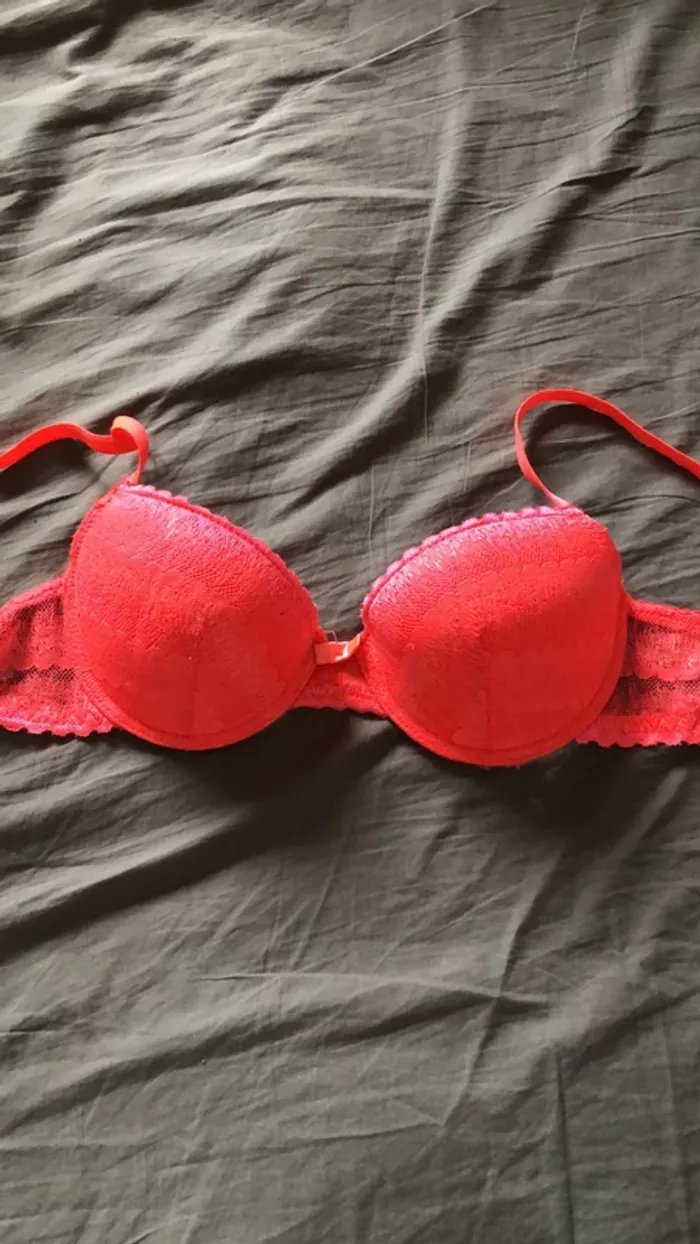 Soutien gorge corail