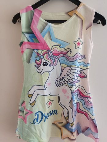 Robe licorne 8 ans