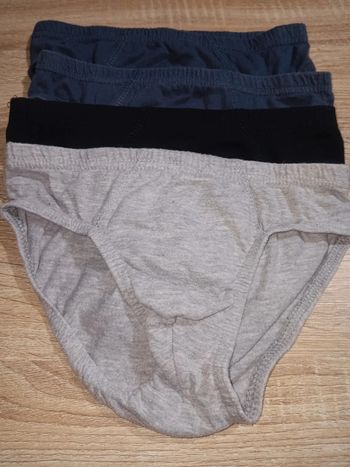 Lot de 3 slips 10/12 ans coton multicolores