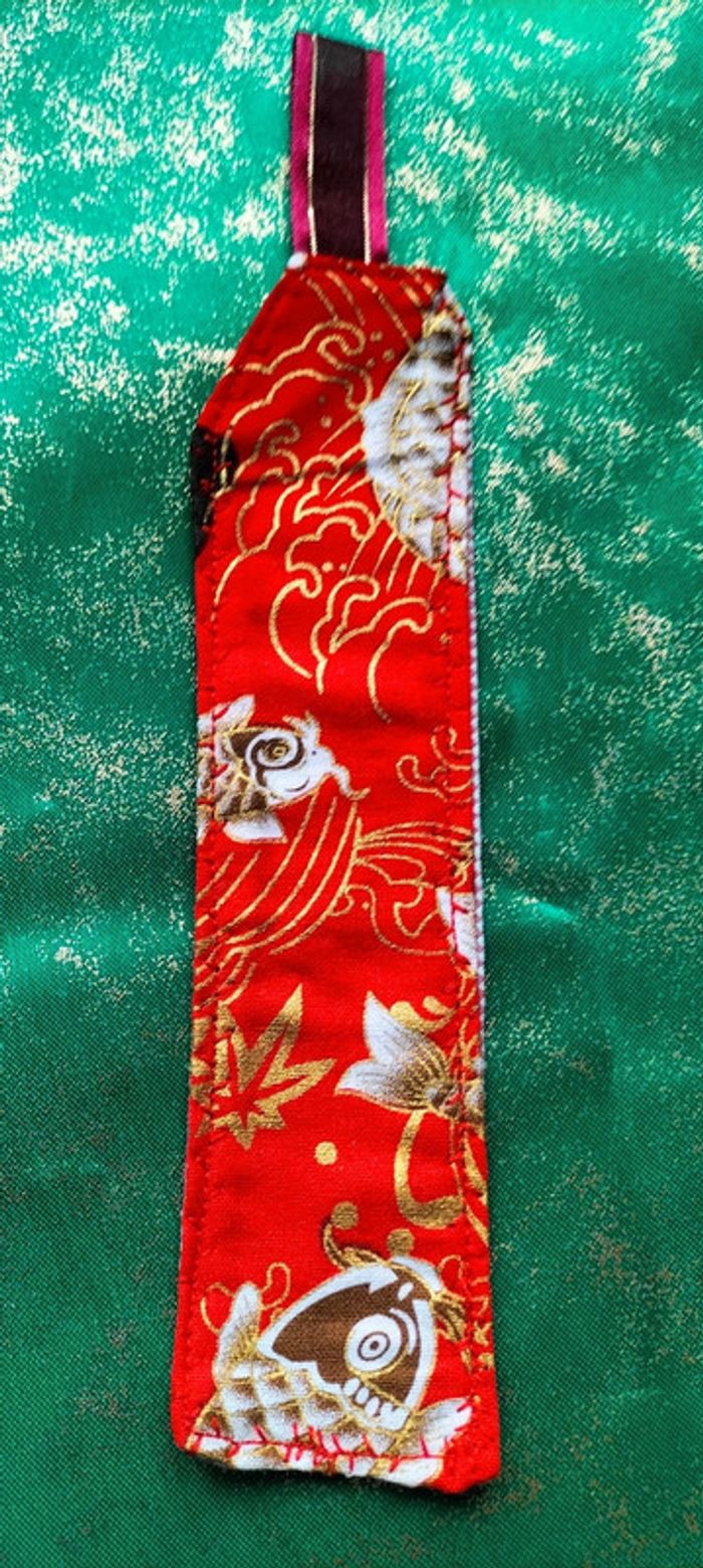 Lot de 10 marque-pages en tissu - photo numéro 10