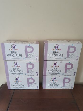 Lot de 6 boîtes sérum phy U tout petits