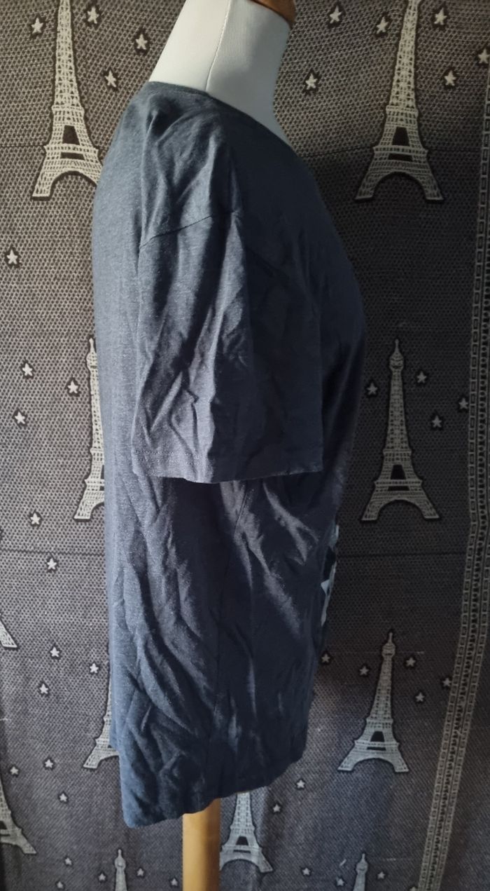 T-shirt gris imprimé femme en maillot de bain et écriture taille XL mixte - photo numéro 3