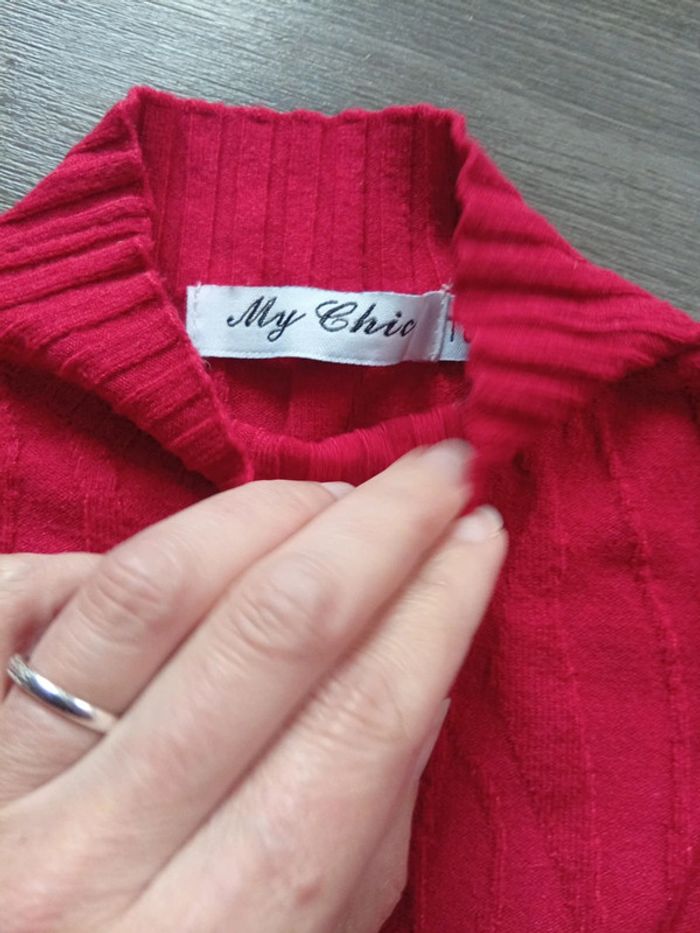 Pull rouge - photo numéro 4