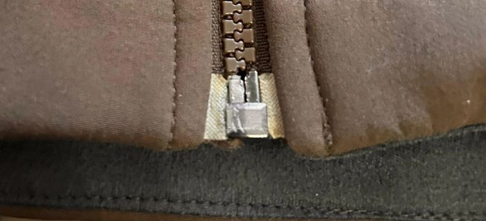 Veste fine tnf marron taille M - photo numéro 9