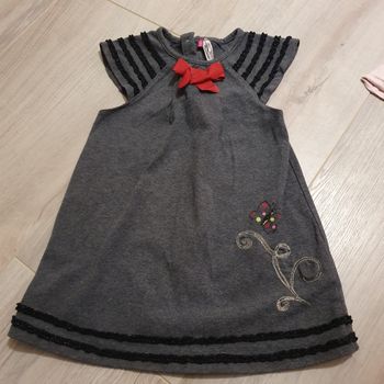 Robe orchestra 23 mois grise mi-saison