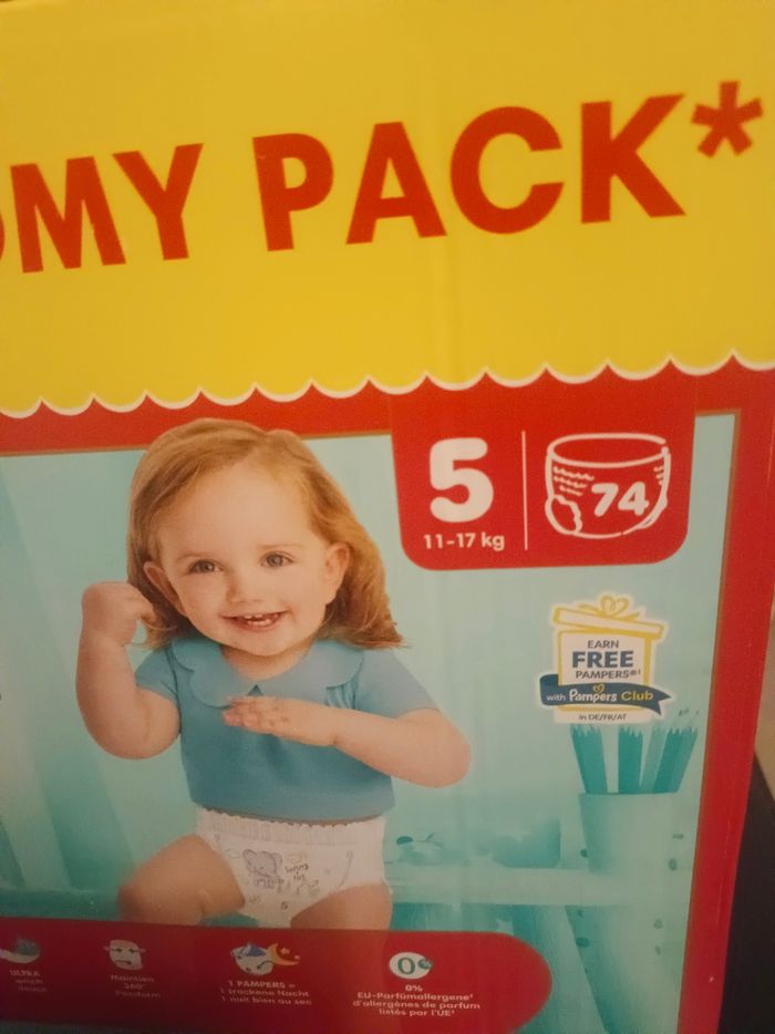 Couches Pampers premium protection pants Taille 5 - photo numéro 2
