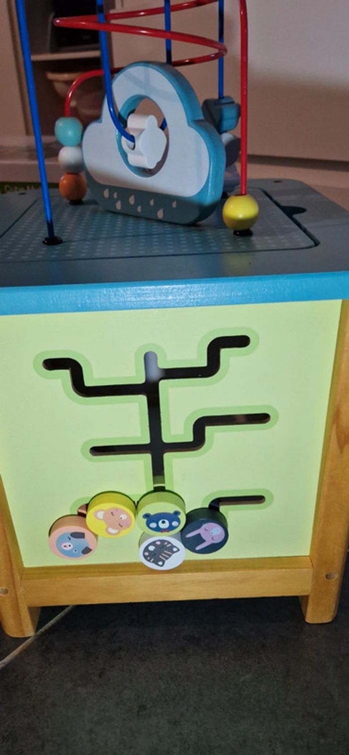 Cube en bois multi activité - photo numéro 4