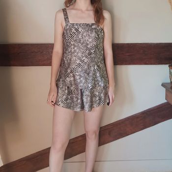 Ensemble nuisette Givenchy débardeur et short léopard