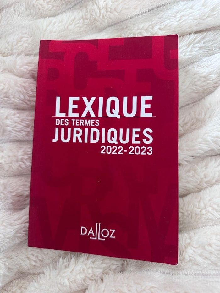 Lexique des termes juridiques