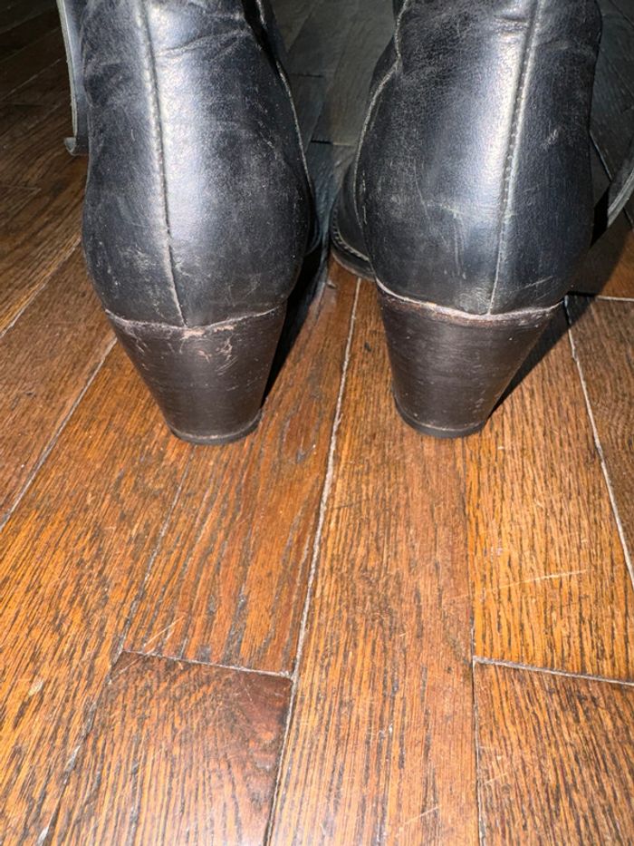 Boots en cuir acne modèle pistol  Taille 37 - photo numéro 6