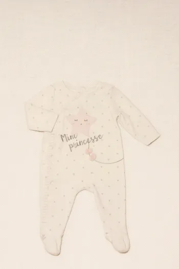 💚Pyjama bébé fille "Mini Princesse" GÉMO – 12 mois