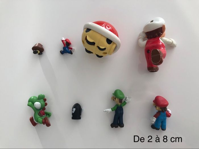 Lot figurine mario bros luigi Nintendo yoshi carapace à friction tomba bombe jeux vidéo Noël calendrier