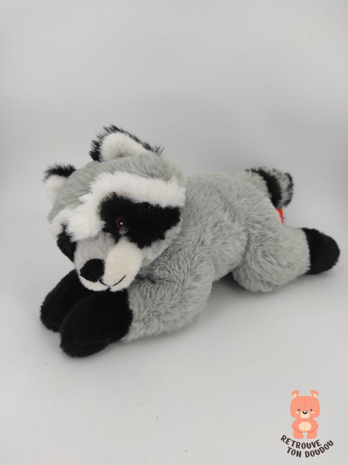 Peluche Raton Laveur allongé Wild Republic