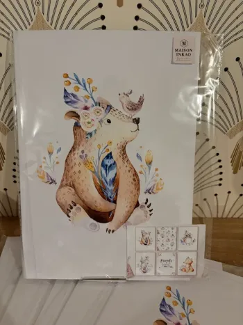 Affiches “Friends of the Forest” pour chambre enfant