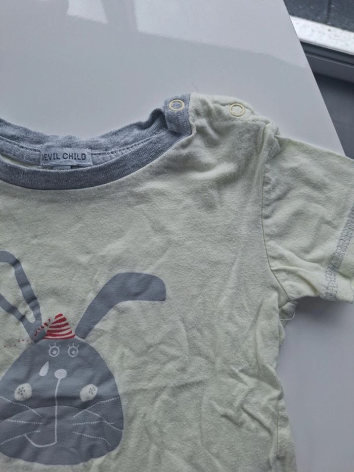 Lot 2 tee-shirts 12 mois Devil Child - photo numéro 6