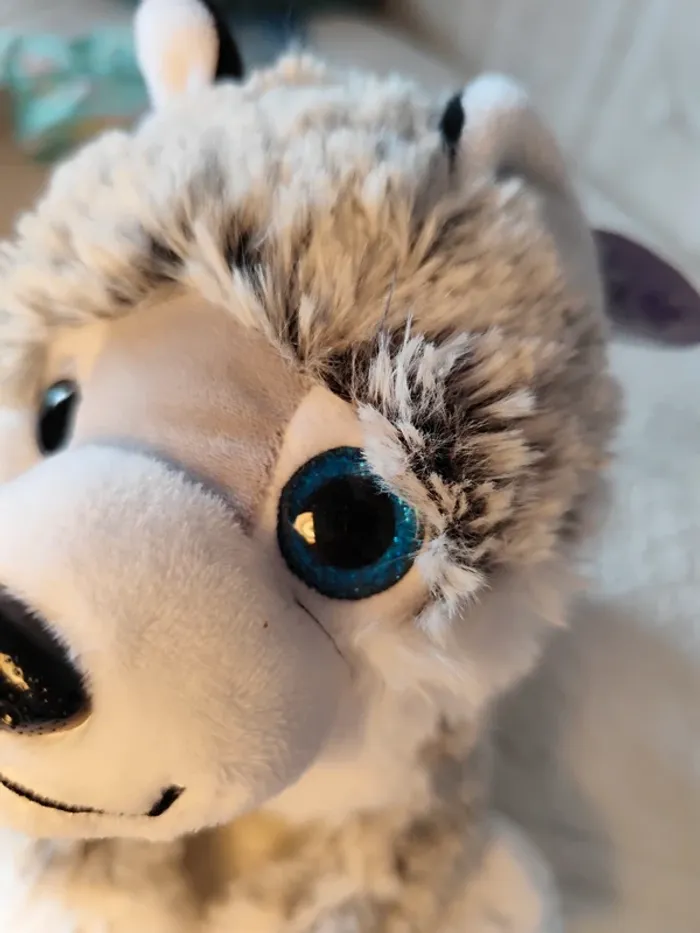 Grande peluche Husky - photo numéro 3