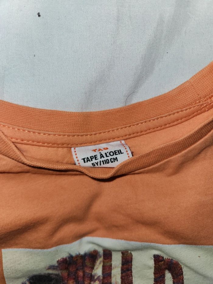 Tee-shirt manches courtes tape à l'œil taille 5 ans - photo numéro 2