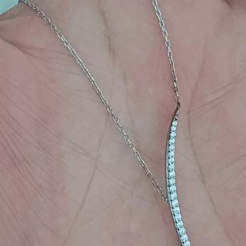 Très jolie collier en argent massif 925