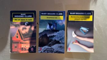 Lot de 3 livres Mary Higgins Clark