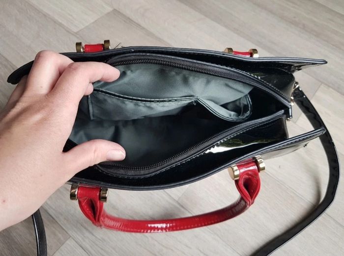 Sac et porte feuille à rayures - photo numéro 8