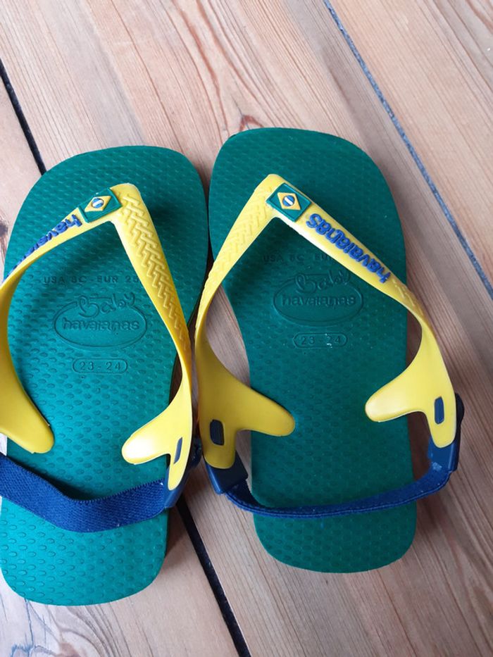Tongs souples Havaianas taille 23/24 TBE - photo numéro 4