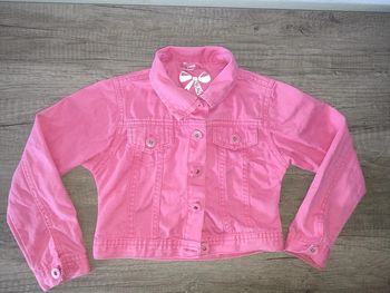 Veste en jean Rose fille 98/104 (3/4 ans )