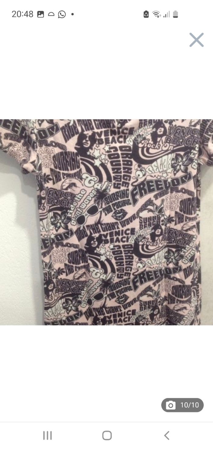 Robe imprimée rose/noire 14 ans H&M - photo numéro 10