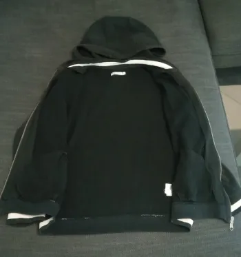 Veste jogging noir 12 ans