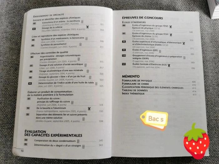 Livre révision annales bac physique chimie - photo numéro 6