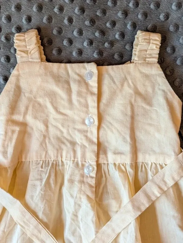 Robe traditionnelle Madagascar bébé 12 mois / 1 an #artisanat #broderie #vintage - photo numéro 7