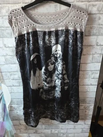 Long tee shirt femme geisha taille M