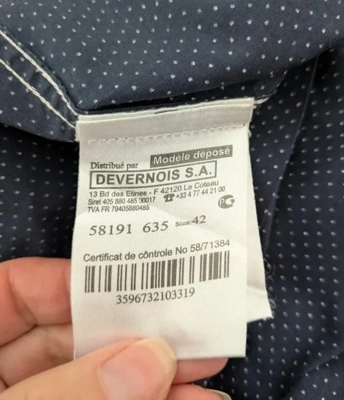 Chemisier à pois - Devernois Sport - taille 40 - photo numéro 6