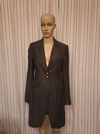 Jolie Pardessus Bruphils taille 38 marron/noir