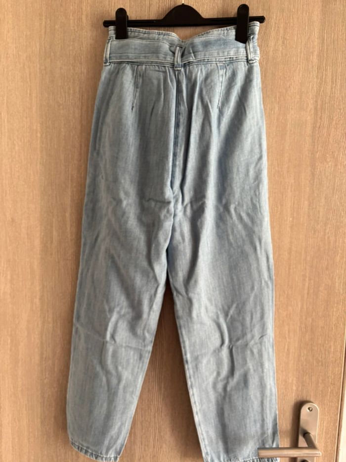💙 très beau pantalon taille haute - Sisley - T36 - photo numéro 4