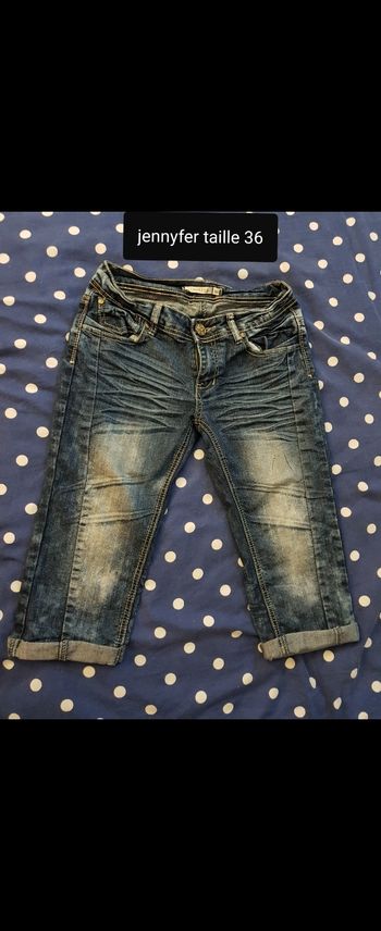 Pantacourt jeans jennyfer taille 36