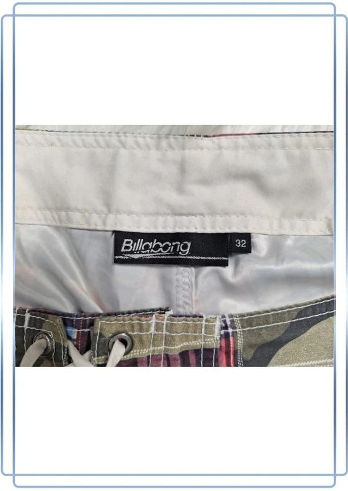 Boardshort - short de bain imprimé/brodé billabong - homme taille M - multicolore (518) - photo numéro 9