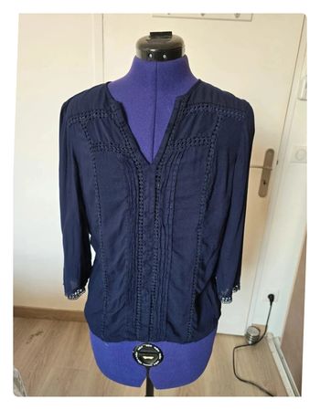 Blouse bleu marine
