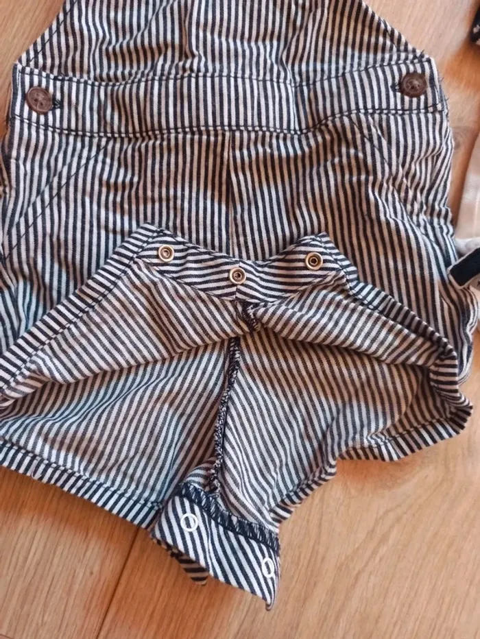 Ensemble salopette short et polo - photo numéro 5