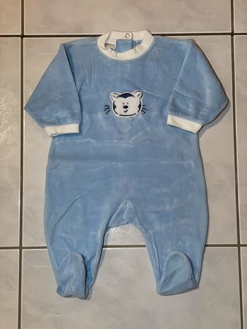 Pyjama velours 3 mois